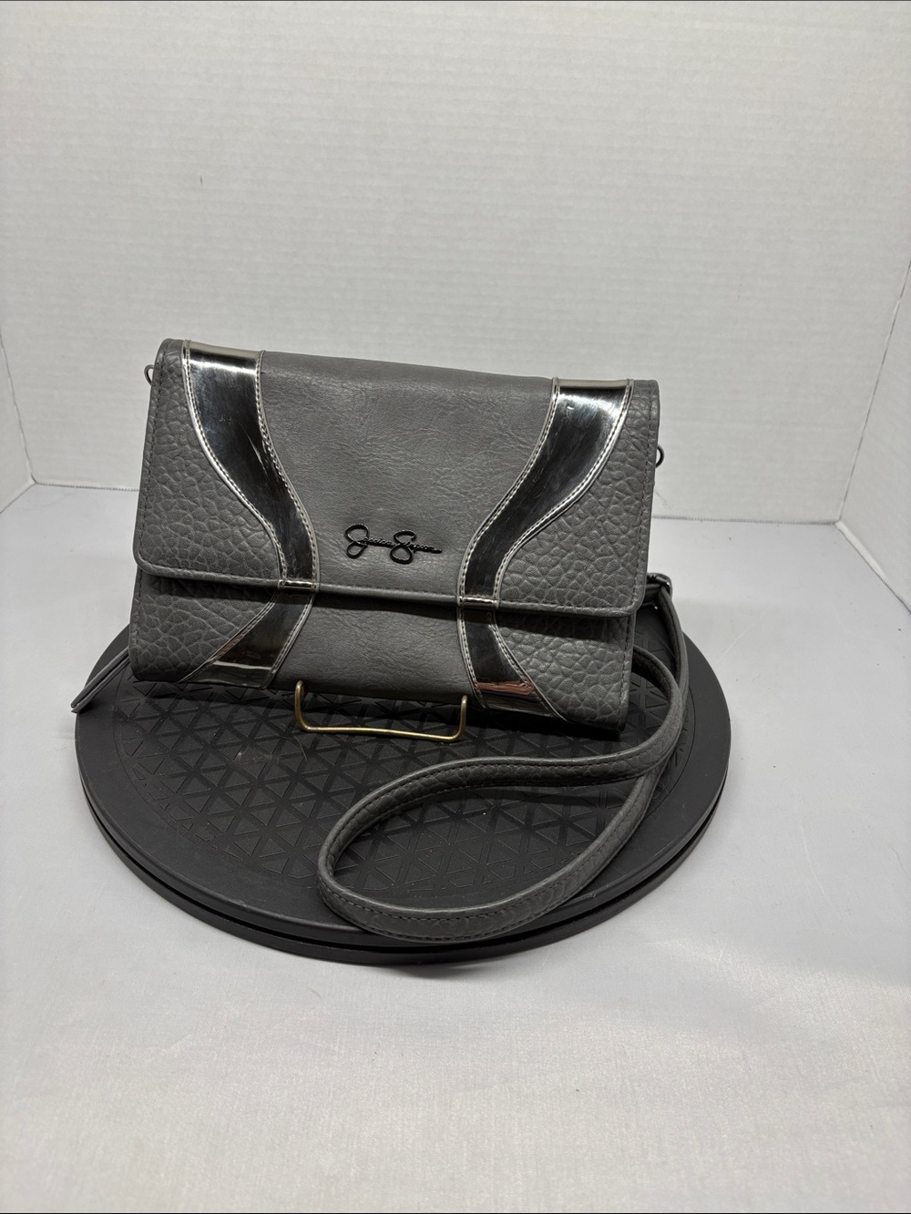 Jessica Simpson Gray Crossbody Shoulder Bag